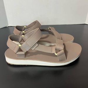 Womens Teva original universal leather sandal